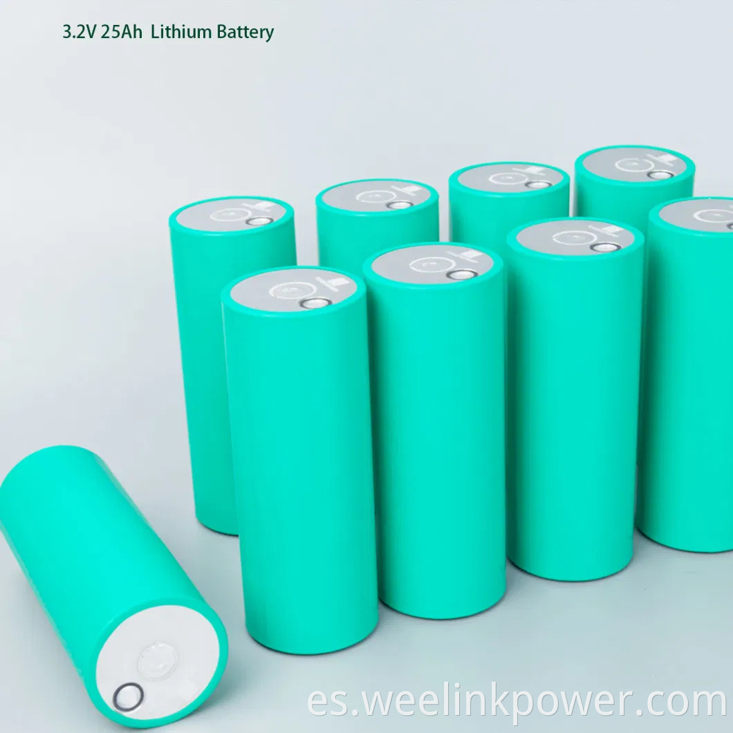 Batería de litio de cilindro LFP 3.2V 25AH